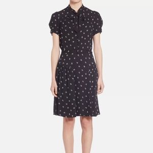 Polo Ralph Lauren Ditsy Black Floral Dress 8